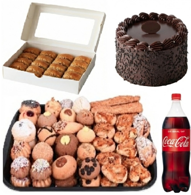 1 Litre Kola İle Tamamlanmış 9-10 Kişilik Menü