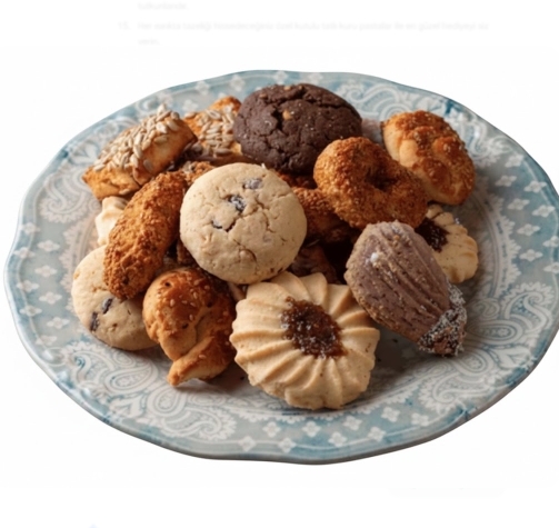 2 Kg Karışık Tuzlu Tatlı Kuru Pasta - Unutulmaz İzler