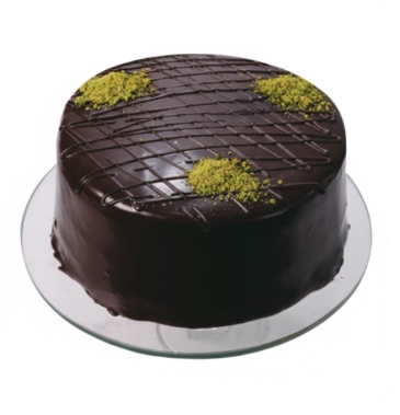 6-9 Kişilik Yoğun Çikolatalı Şık Kutlama Pastası